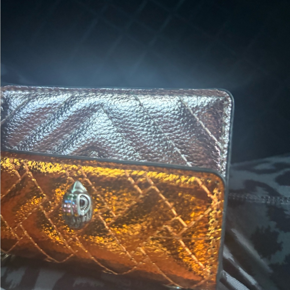 Kurt Geiger Metallic Bronze Mini Bag come with box